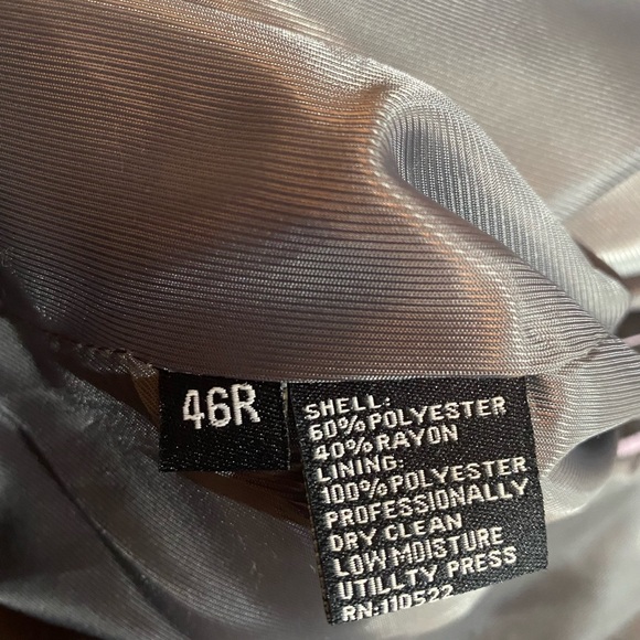 Apollo King Men’s Suit 2-piece: 46R Jacket; 40R Pants - Picture 7 of 7